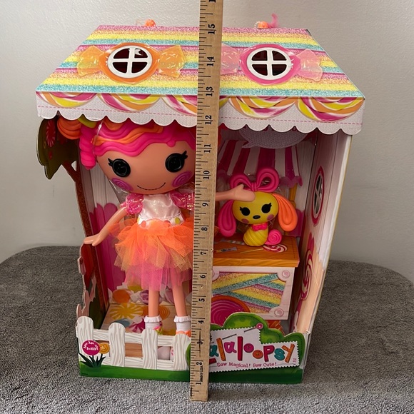 Lalaloopsy Doll - Sweetie Candy Ribbon with Puppy ...Sew Magical!  New in Box!!! - Picture 2 of 12